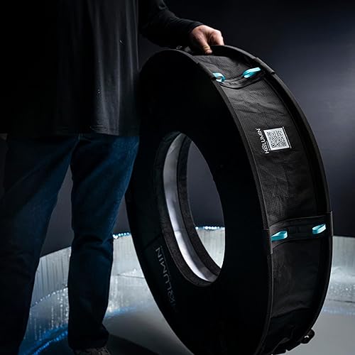 Miniatura 3 de Halumin Anillo de iluminación cilíndrico abierto del sistema de fotografía del producto y caja de luz suave combinados.