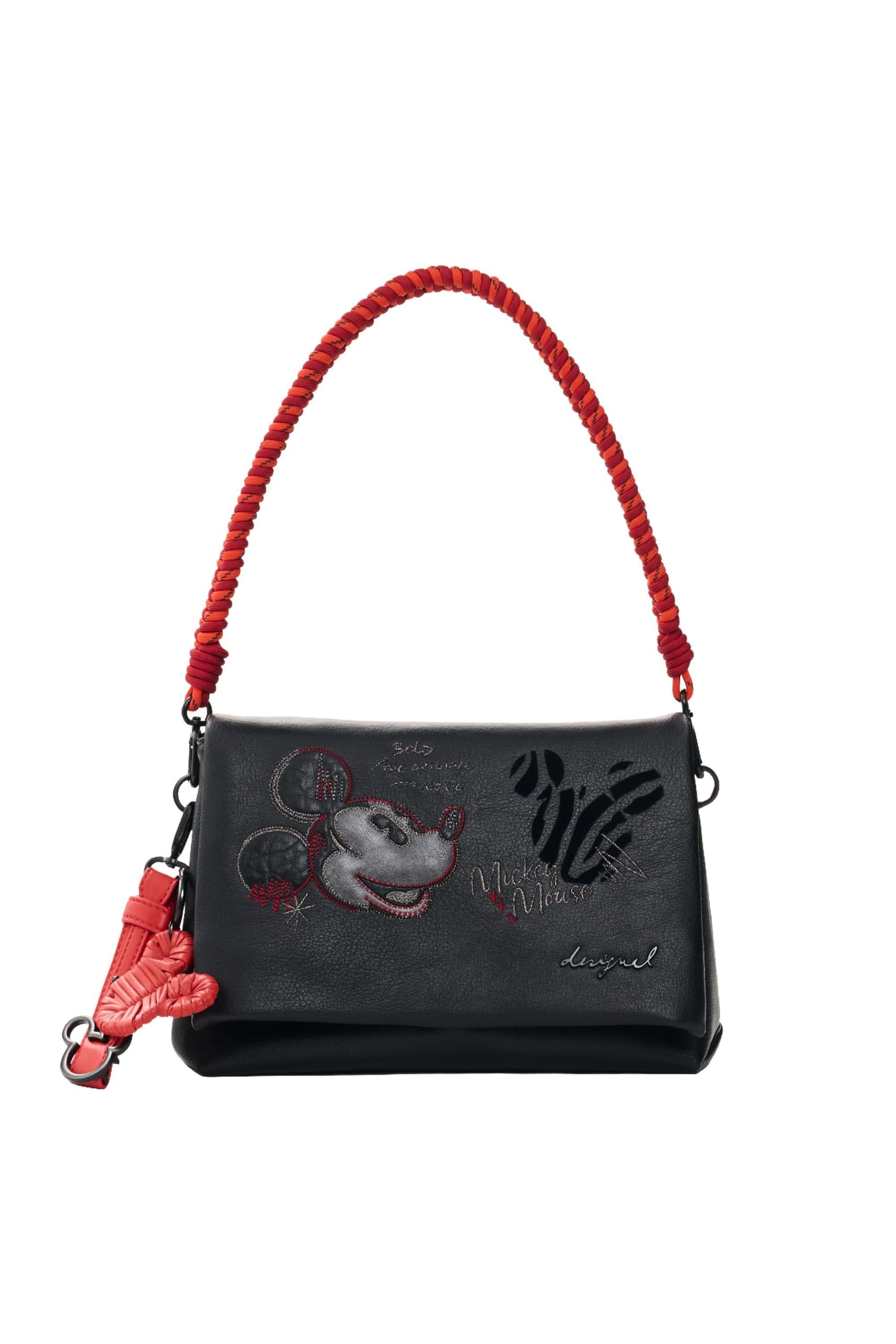 Desigual borsa a tracolla Mickey Face Venecia 4.0 Crossbody Bag Black nero
