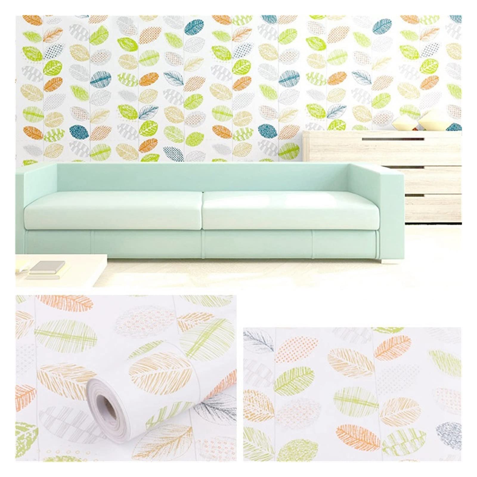 Cazoy B Wallpaper Self Adhesive, Peel And Stick, Durable Waterproof Nordic Style Diy Home Decoration For Edroom Kitchen, 32.8Ft(10M) (Color : )