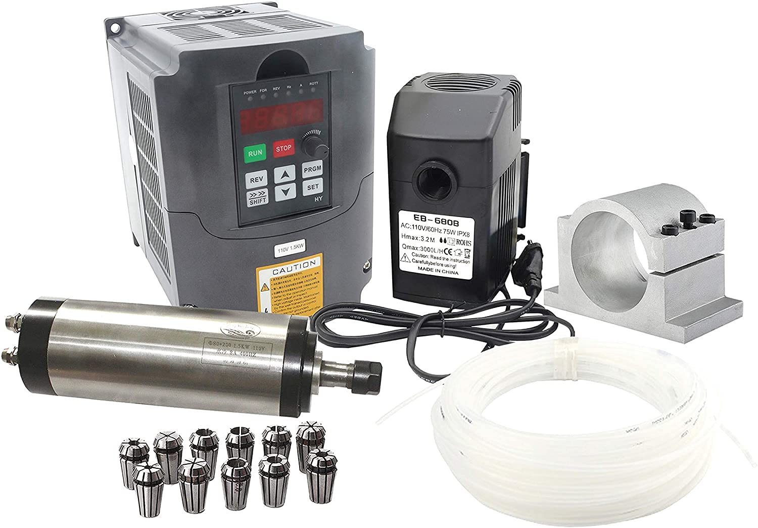 RATTMMOTOR 6A CNC Spindle Speed Controller – 110-220VAC, 50-500W Compatible