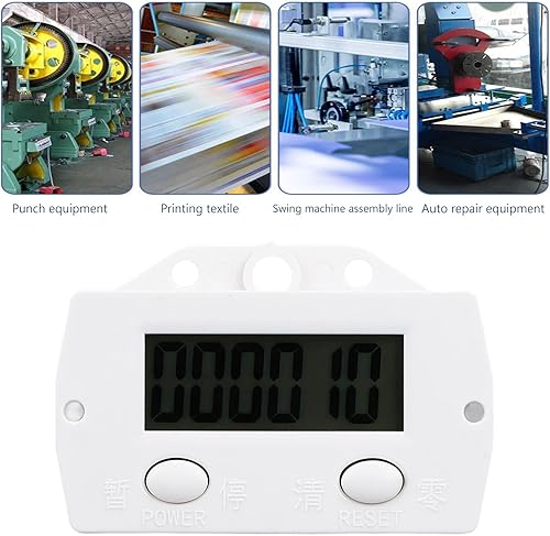 Miniatura 4 de 0 a 999999 BERM Contador electrónico de dígitos de pulso electrónico de inducción magnética, pantalla digital industrial para maquinaria textil