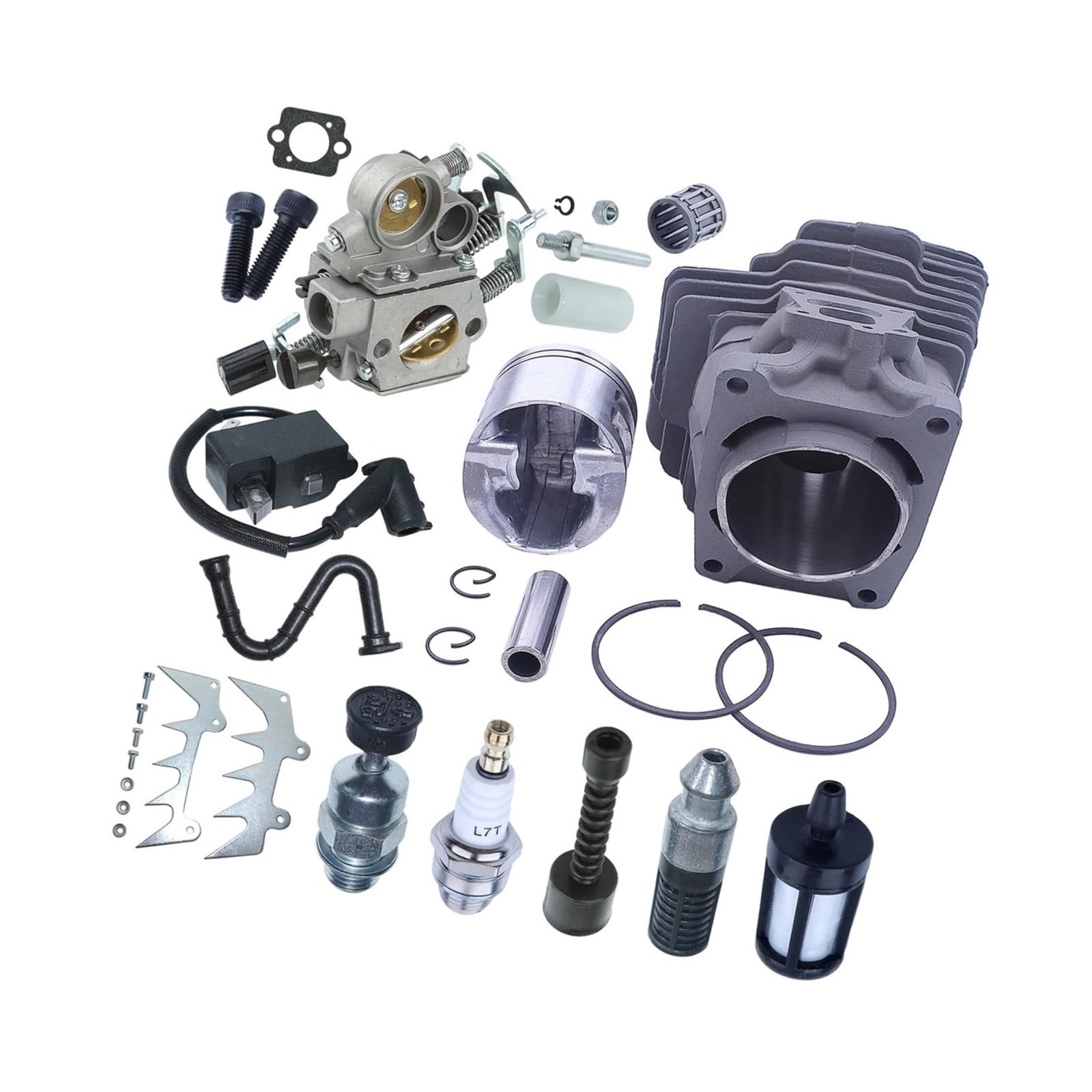 Kit cylindre piston 47mm avec carburateur pour tronçonneuse MS362 MS362C