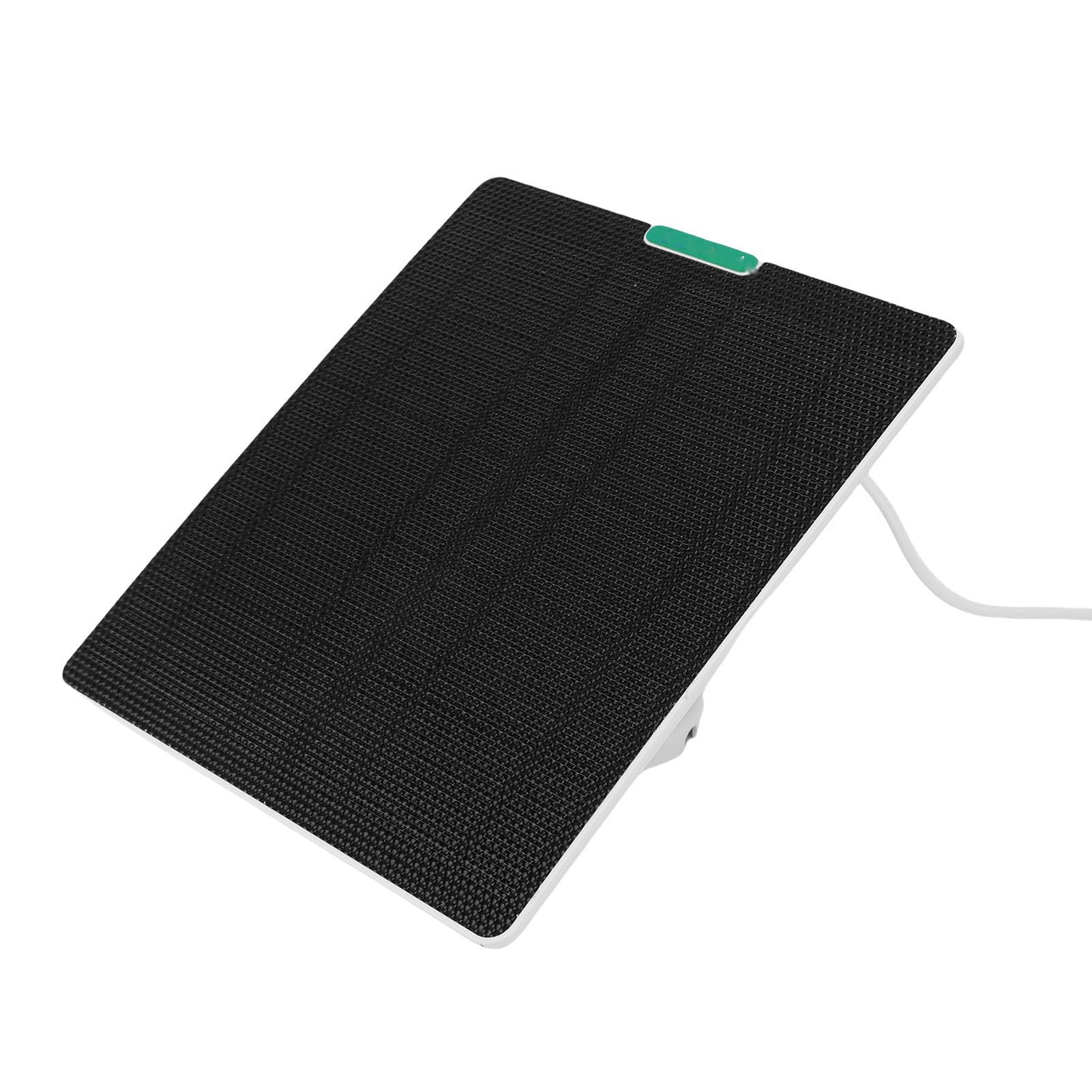 Jelquix Security Camera Solar Panel, 10W Monocrystalline Portable Solar Charger for Video Doorbell 4 3 Plus (White)