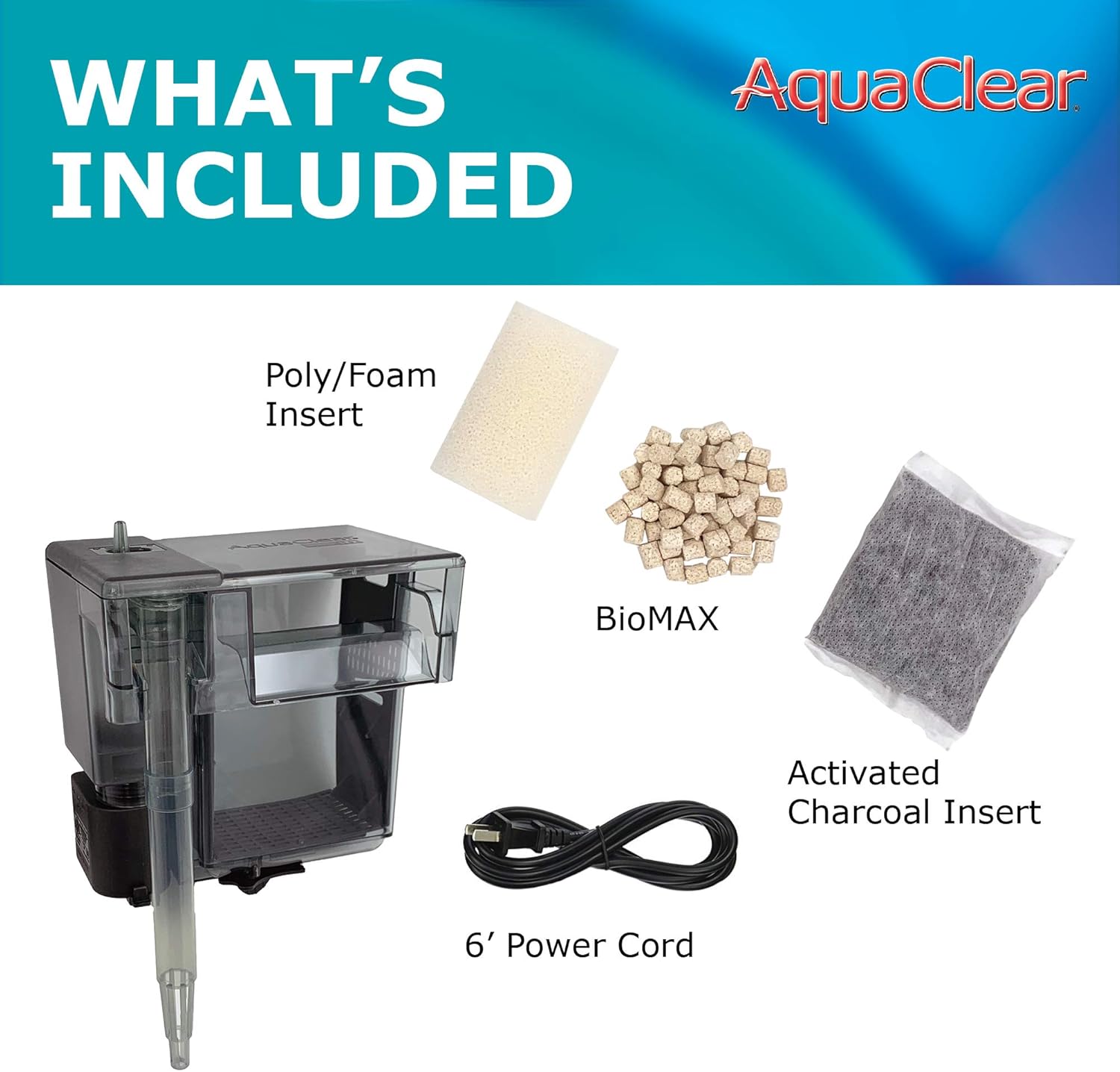 AquaClear 20 Gallon Power Fish Tank Filter