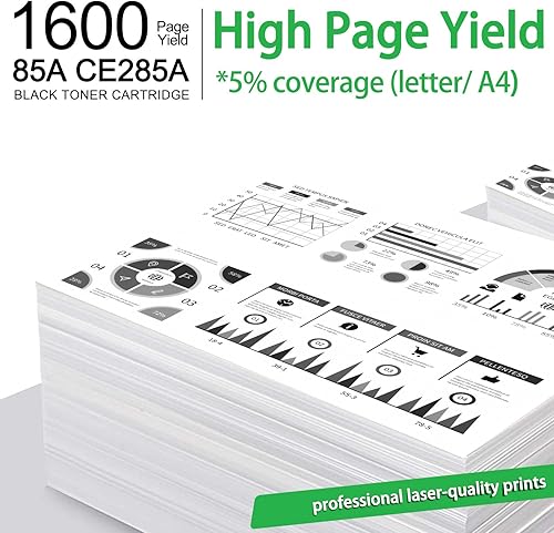 Miniatura 3 de greencycle Cartucho de tóner de repuesto compatible para HP 85A CE285A versión universal para impresora Laserjet P1005 P1006 P1102 P1102w P1109w