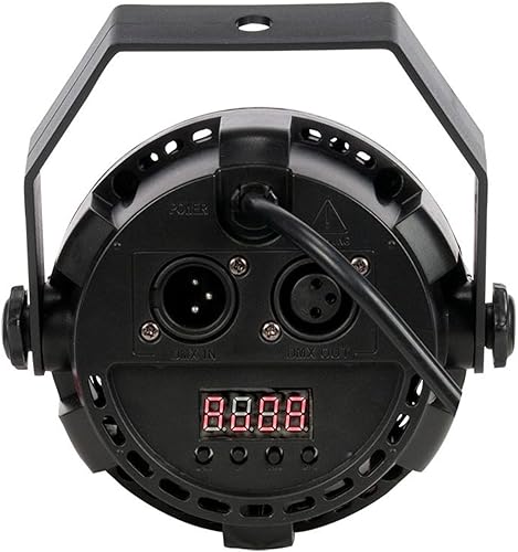 Miniatura 3 de (1) Rockville ROCKHAZE 1000 CFM DMX Hazer Machine a base de agua DJClub Haze+2 mandos a distancia con (1) Eliminador Mini Par UV LED DMX Par Can Luz