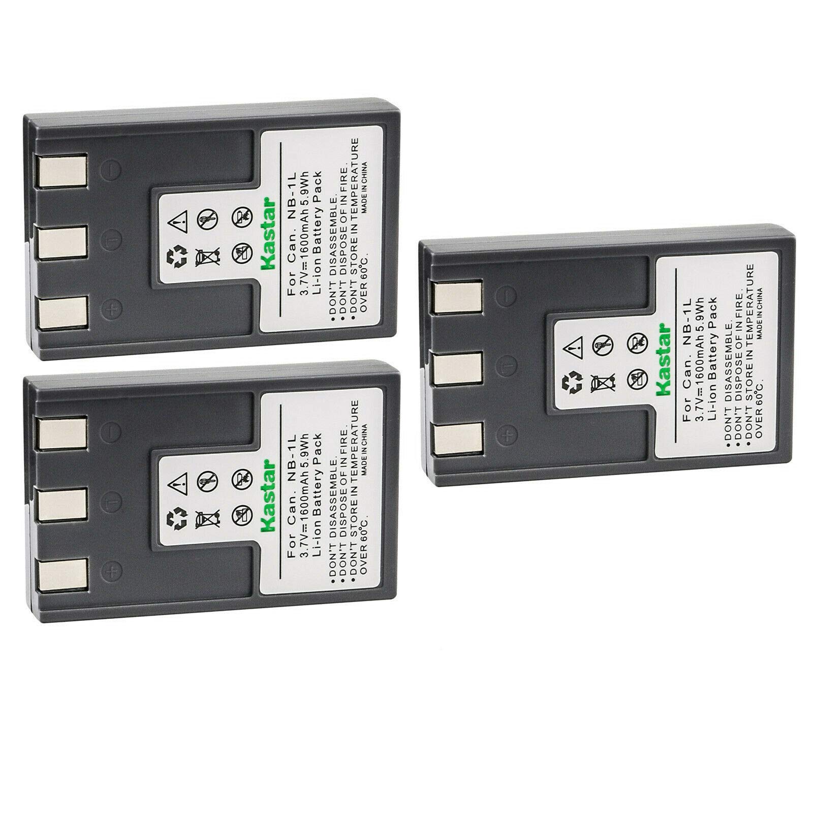 Amazon.com : Kastar 3-Pack Battery Replacement for Canon IXY