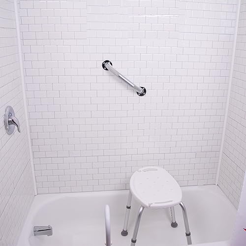 Miniatura 3 de Carex - Barras de agarre texturizadas para bañeras y duchas, barras de agarre para seguridad en el baño, mango de ducha de acero inoxidable duradero