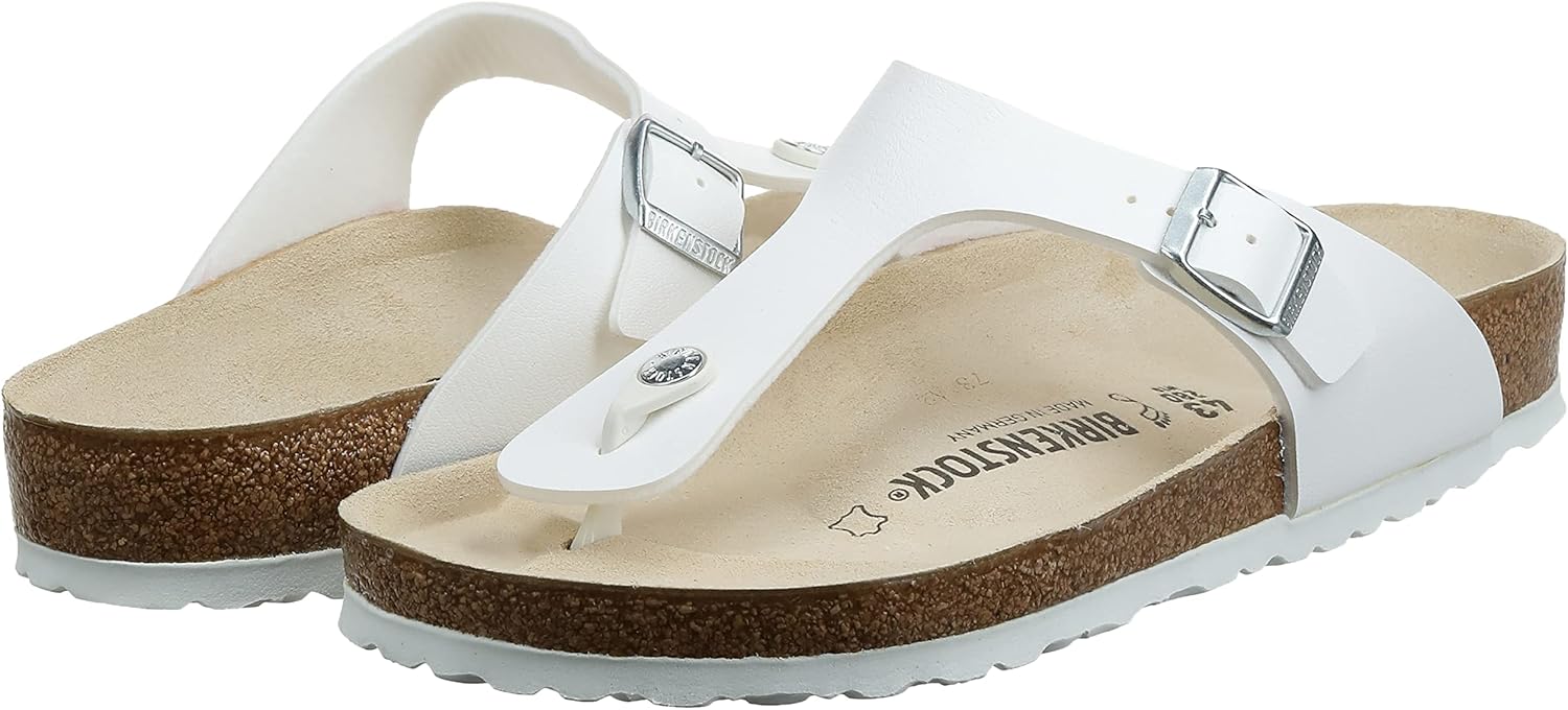 Birkenstock Gizeh Womens Fashion Sandals 37 EU White