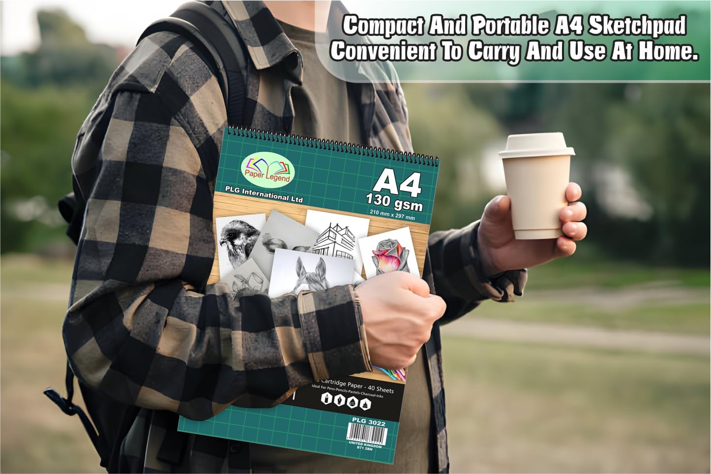A3 Or A4 Sketch Drawing Pad Book White Cartridge Paper Drawing Sketching Book - View #7