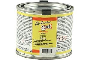 One Shot 101-L Lettering Enamel: Transform Your Tires with Brilliant White