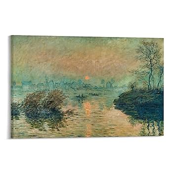 美品　印象派　クロードモネ 世界の名画】 クロード・モネ 『日傘を持つ女』 F6号 複製画 額