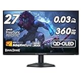 Alienware AW2725DF OLED Gaming Monitor - Quantom-Dot WQHD (2560x1440) 360Hz 0.03Ms Display, AMD FreeSync Premium Pro, HDMI/DP/USB 3.2 Gen1 - Black (Renewed)