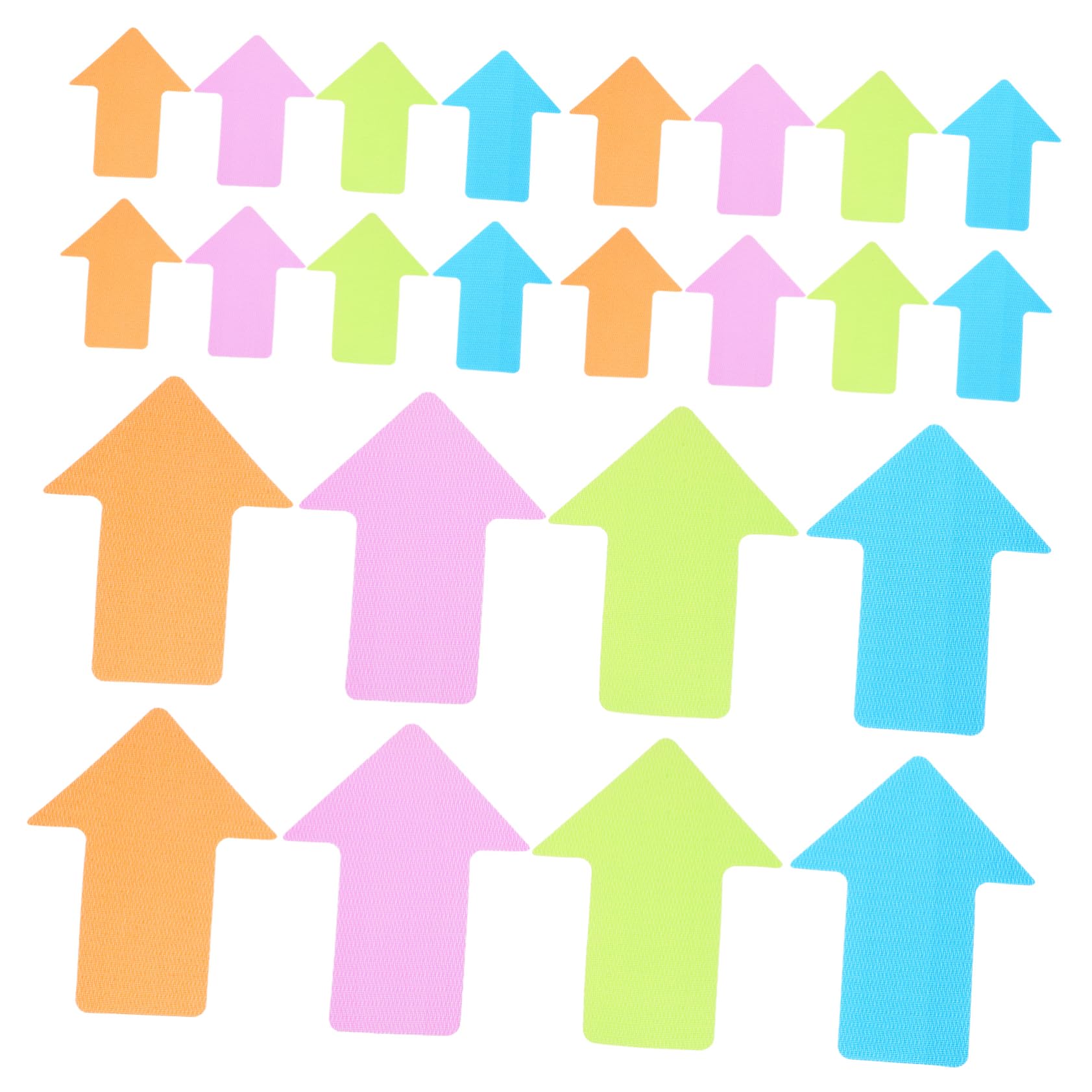 Angoily 24pcs Rug Markers Safe Nylon Floor Stickers for Basketball Hockey Soccer Gym Training