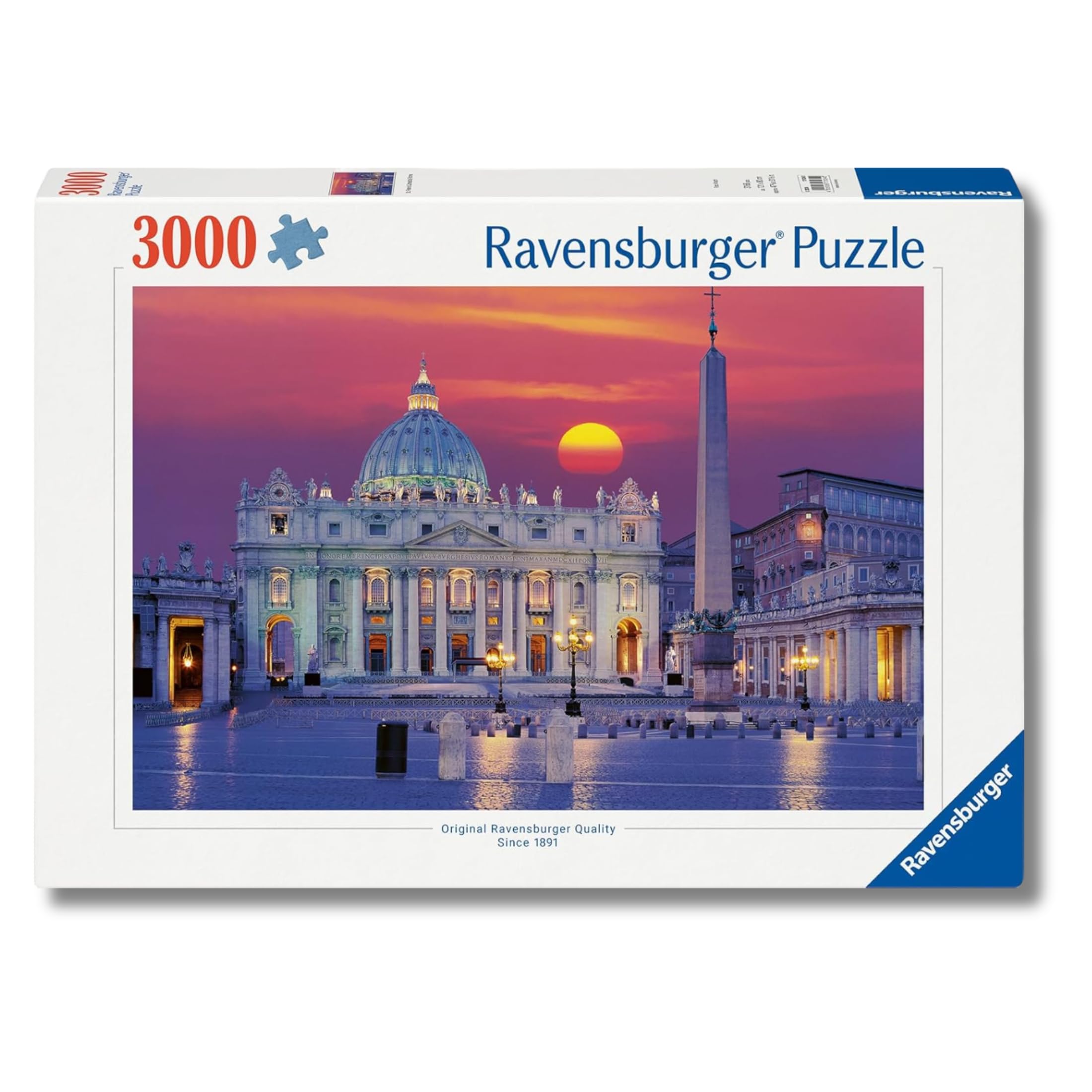 Ravensburger - Puzzle Basilica di San Pietro, 3000 Pezzi, Puzzle Paesaggi per Adulti e Ragazzi, Idea Regalo per Lei o Lui, 121x80 cm