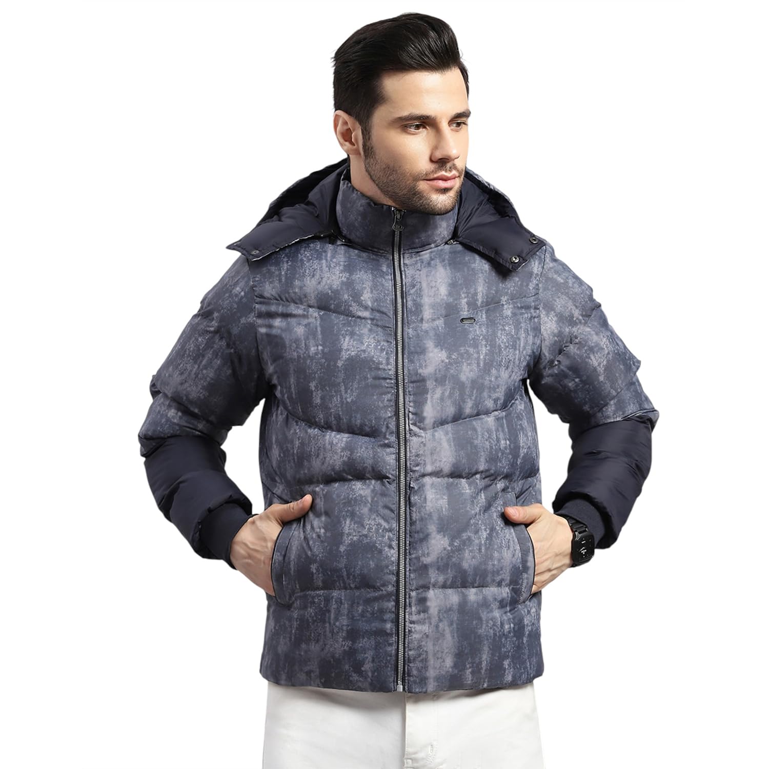 monte carlo Men's Regular Fit Solid Pattern Hooded Zipper Full Sleeve Winter Jacket | Warm Coat for Men | Stylish Full Sleeve Zipper Jacket (Pack Of 1)-picture-10