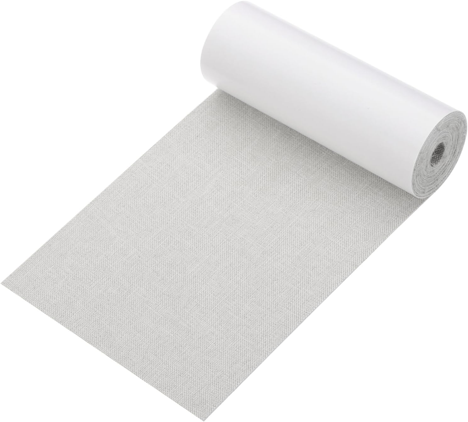 PATIKIL 70×4.4 Inch Linen Repair Tape, Repair Fabric Patch Self Adhesive Couch Patch Line Repair Patch for Furniture Sofa Car Seats Office Chairs, Light Gray