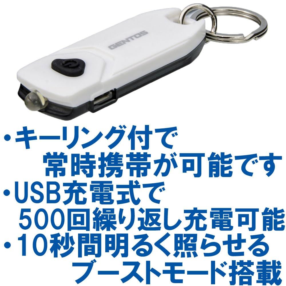 Amazon | GENTOS(ジェントス) LED 懐中電灯 キーライト USB充電
