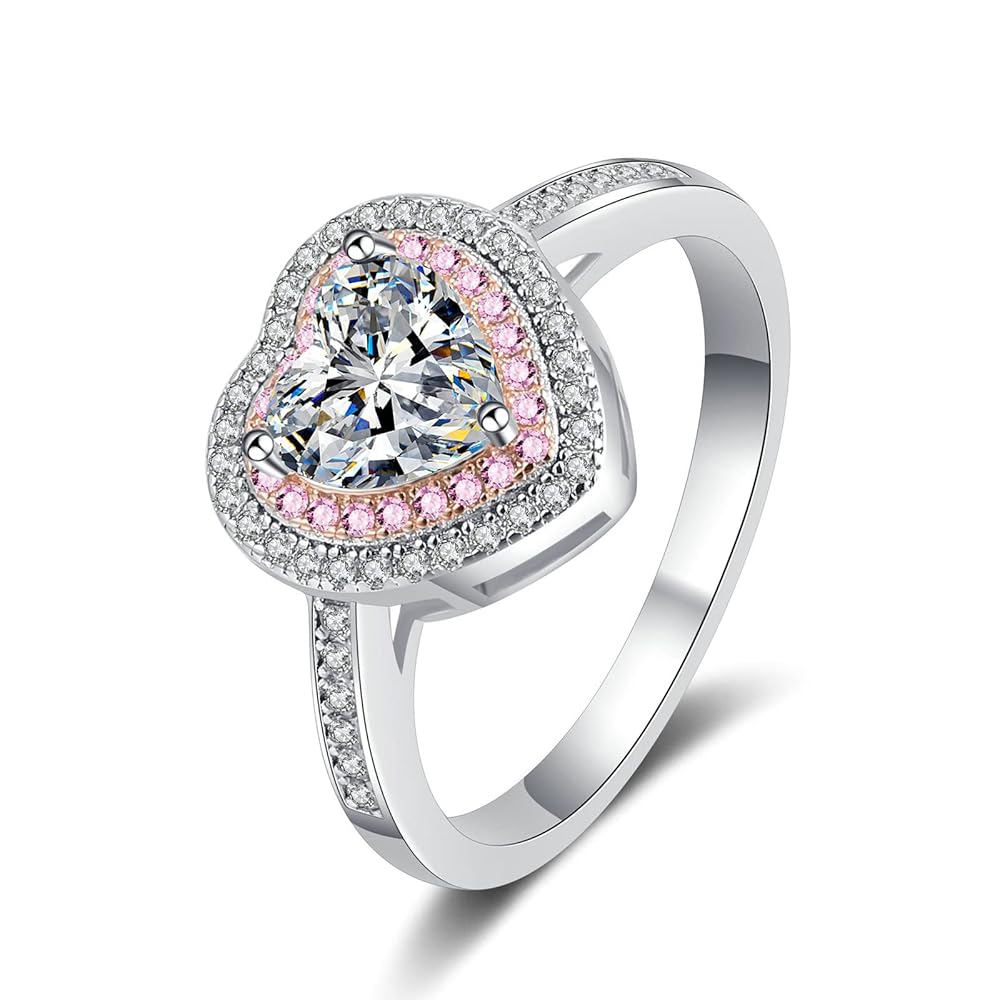 Amazon.com: Gualiy Wedding Band Ring Sterling Silver, Silver