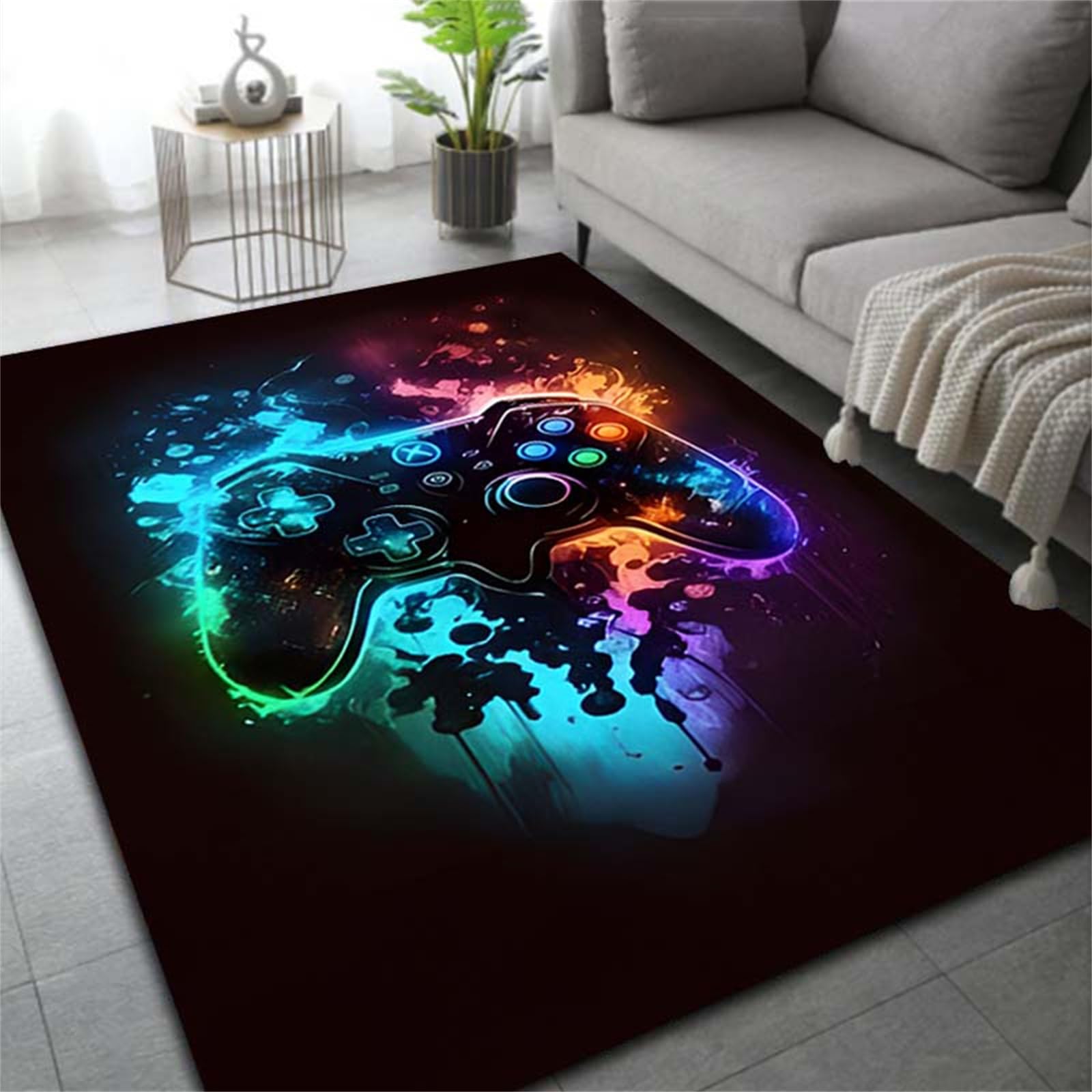 Tapis de jeu pour stopper les rayures de chaise dans une chambre d'adolescent