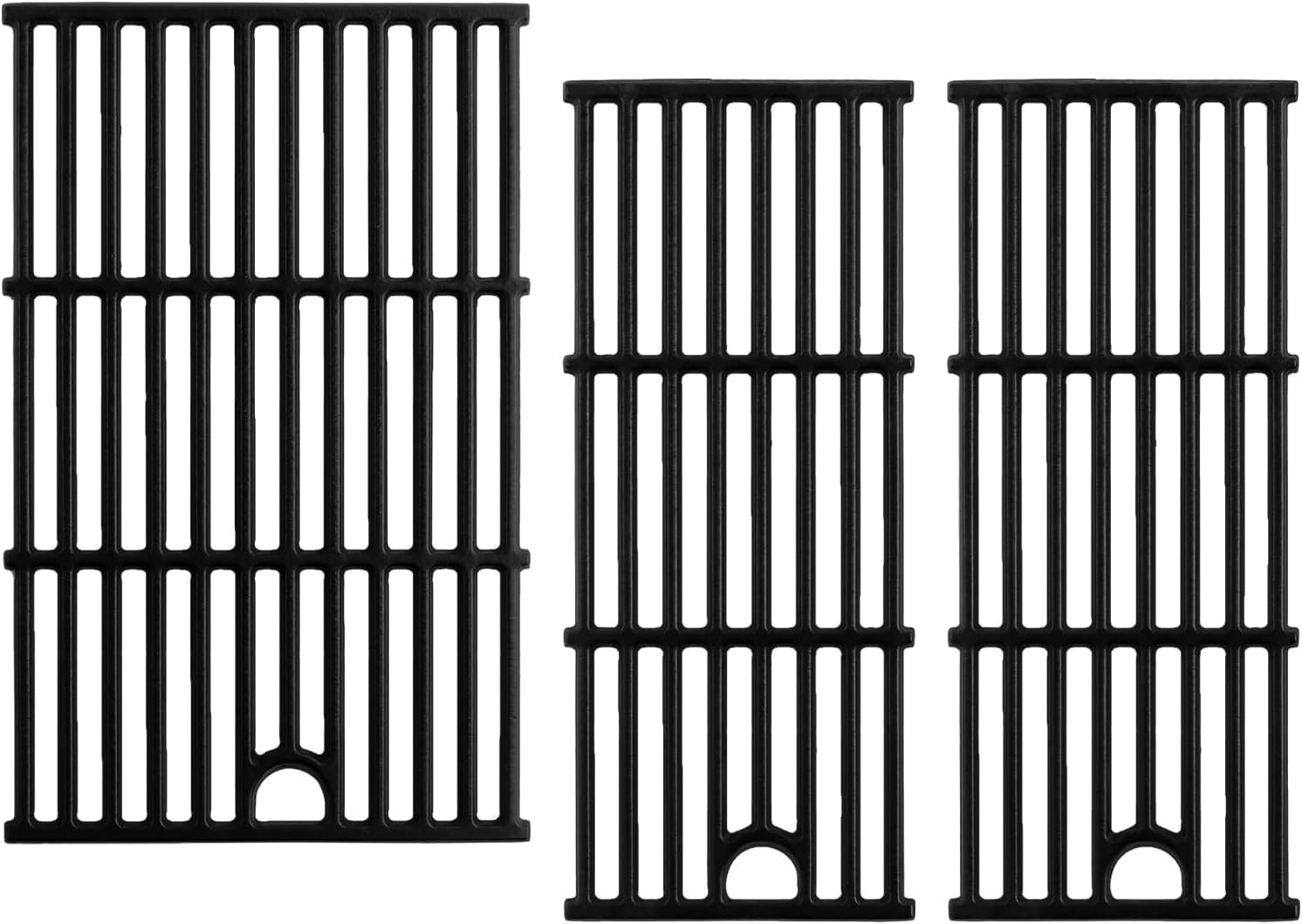 463365021 Grill Grates Replacement Parts for Charbroil Performance 4 Burner Grill Parts 463351021 463350722 Char Broil 463352521 463354021 463365522 G426-0005-W1 G426-0004-W1 Cast Iron Cooking Grates 3 x Grates 17'' x 24 1/2''