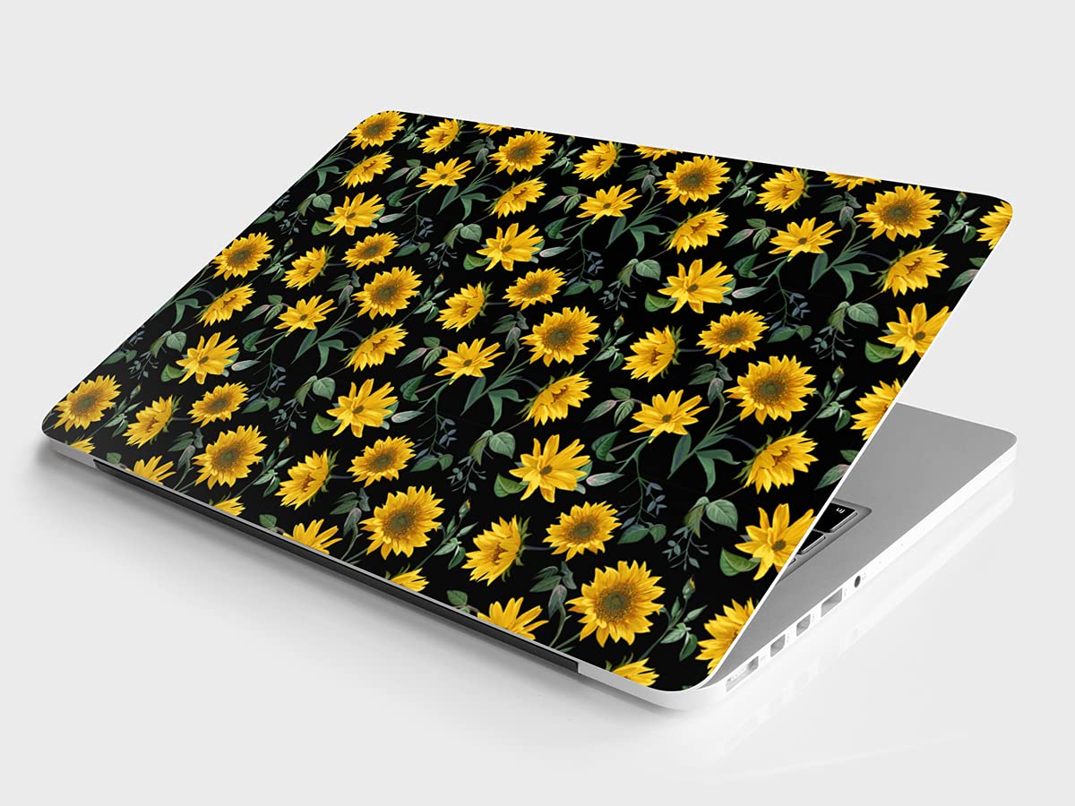 DWELLSINDIA Sunflower Skin/Sticker for Laptops Upto 15.6 Inch Suitable for HP, Lenovo, Dell, Acer, Asus (HD Quality, Multicolor - Pack of 1 (B097RDGJQ2) Amazon Price History, Amazon Price Tracker
