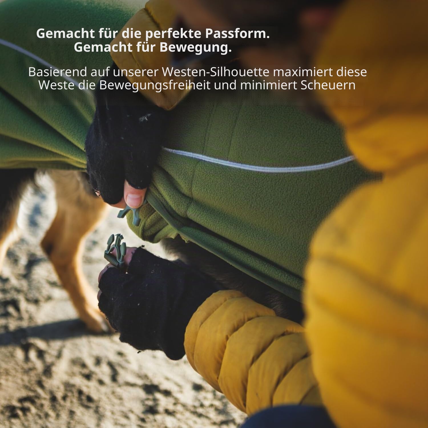 Ruffwear, Climate Changer Hunde-Fleeceweste, Basaltgrau, Größe S