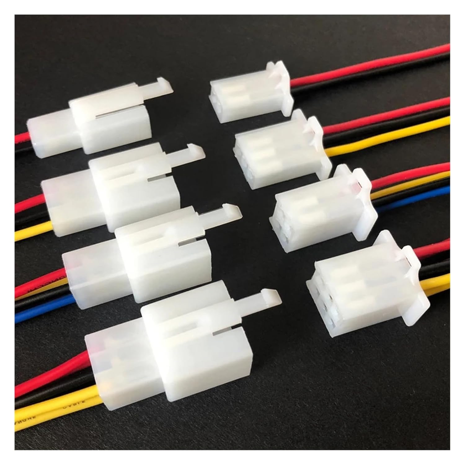 10 Sets/Batch 2/3 / 4/6 / 9-pin Automobile Harness Connector Male Female Shell Motorcycle Cable Plug Kit(9p,5sets)