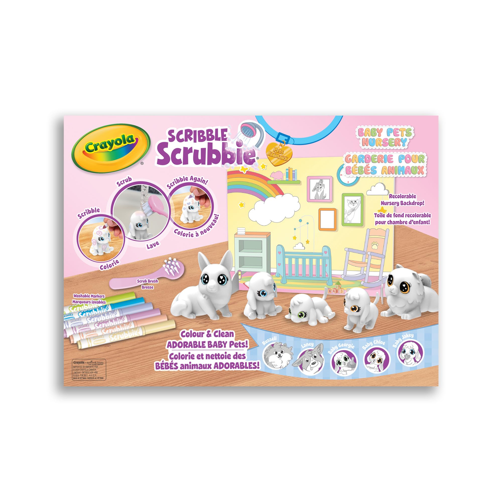 Crayola Scribble Scrubbie Pets Tattoo Shop Toy Set - Washable Pet Playset For Kids Ages 3-6 - View #4