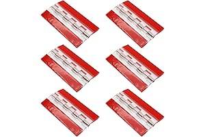 6 Pack Self-Adhesive Cabinet Hinges. Acrylic Hinges. Transparent Hinges for DIY Box