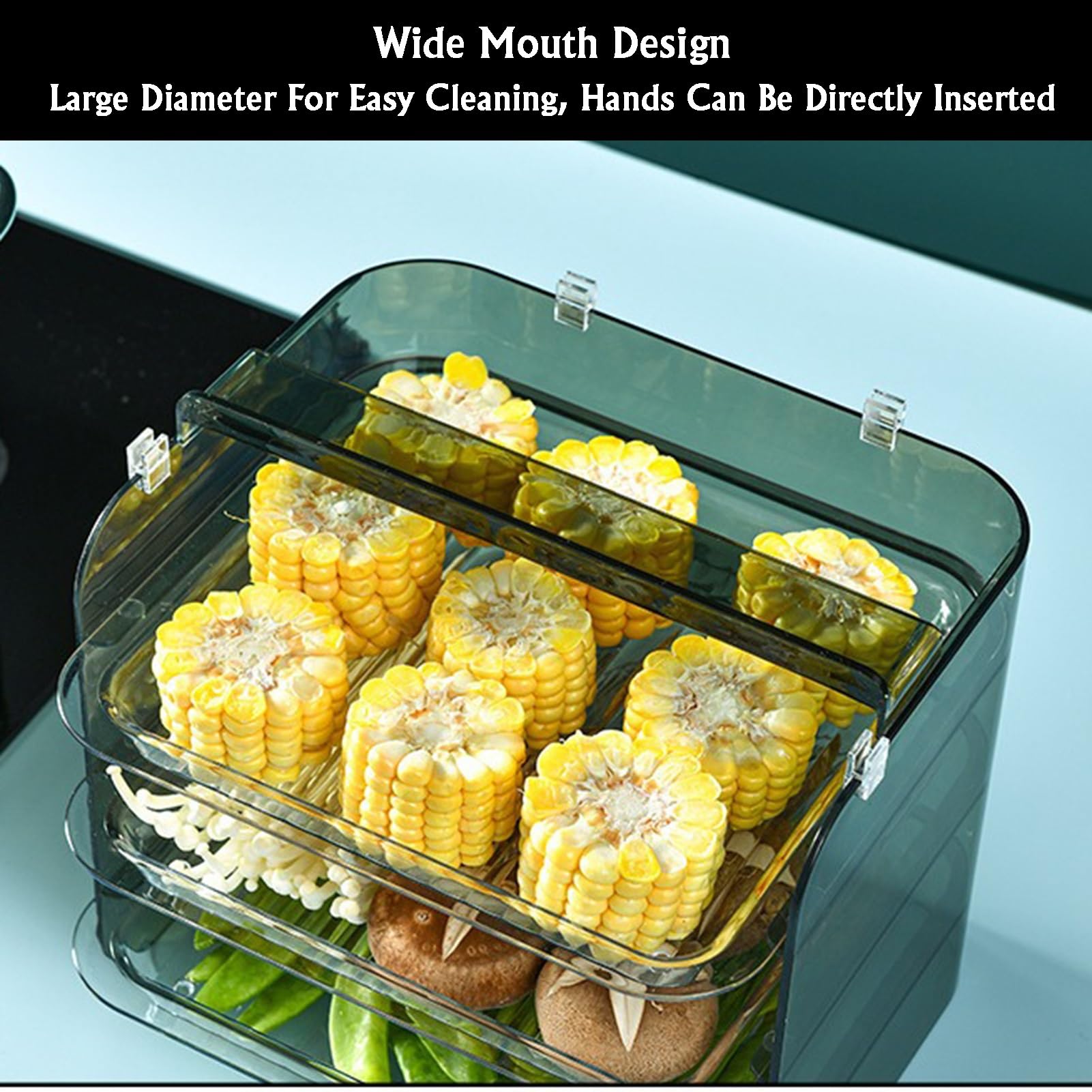 Estante De Almacenamiento De Alimentos De Varios Niveles, Bandeja Multicapa For Preparar Frutas Y Verduras, Estante For Artículos Diversos De Cocina, For Cocinas Y Restaurantes.(6tier)