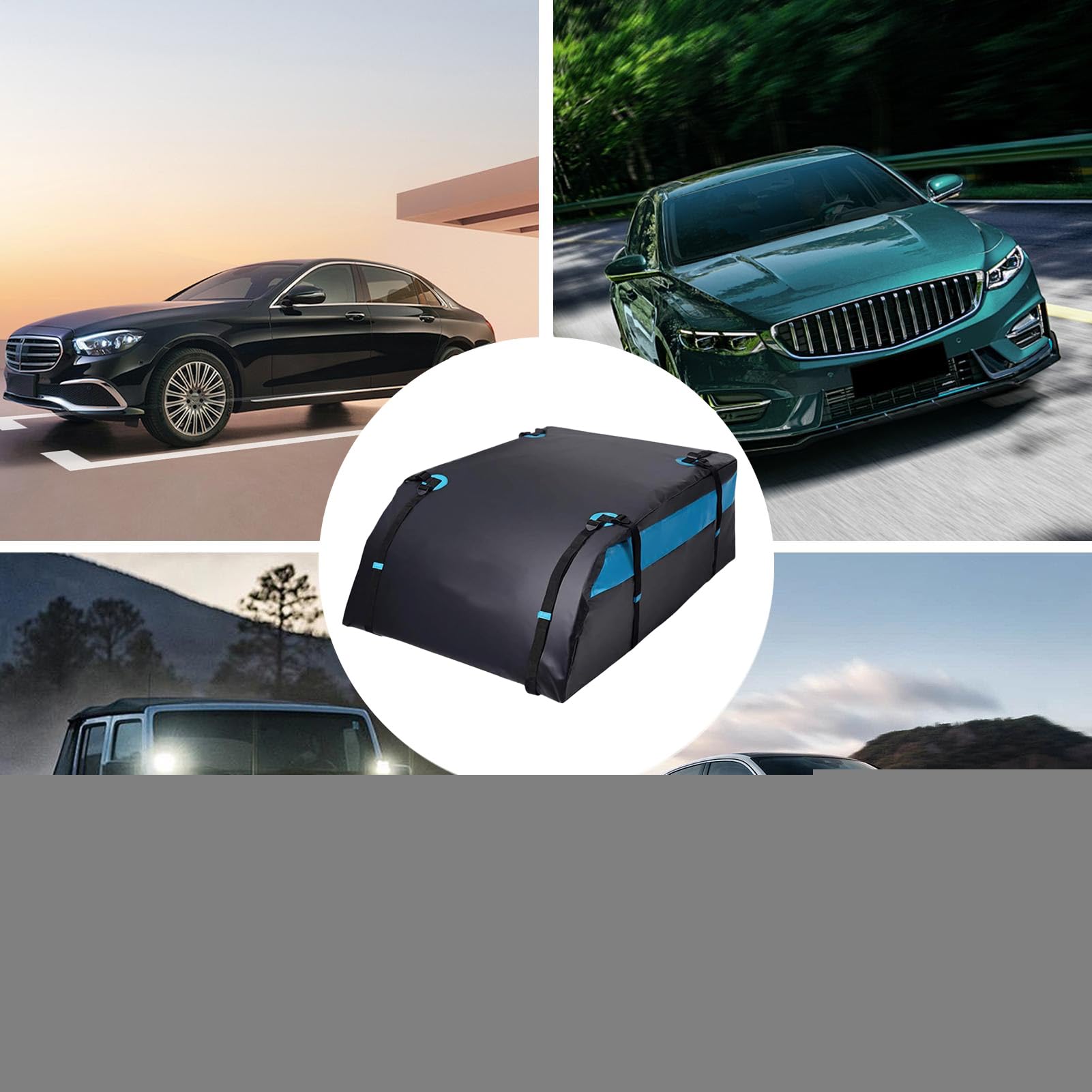 Cargo Box Portabagagli Da Tetto Per Portapacchi Borsa Da Portapacchi In | Borsa da Tetto Portabagagli Compatibile con Barre Portatutto per Camper