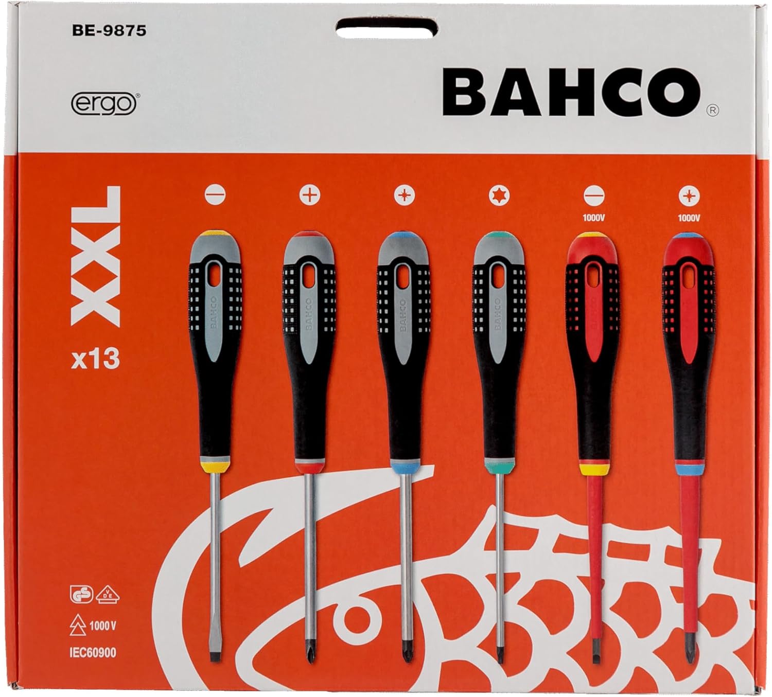 BAHCO BHBE-9875 13PCS XXL Ergo Set