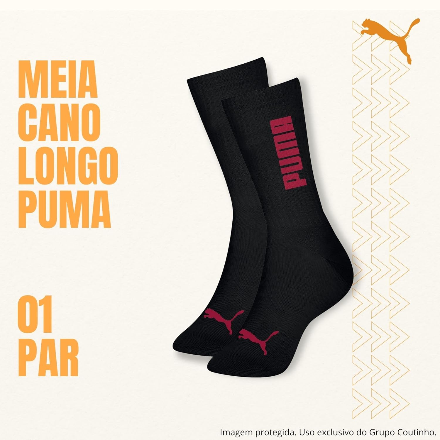 Meia Puma Cano Alto Masculina Esportiva Academia Original em promoção! Veja a oferta e mais achadinhos de Moda íntima 2 Hoje é o melhor dia para comprar Meia Puma Cano Alto Masculina Esportiva Academia Original com aquele preço maroto! Promoção! Aproveite a oferta! 2