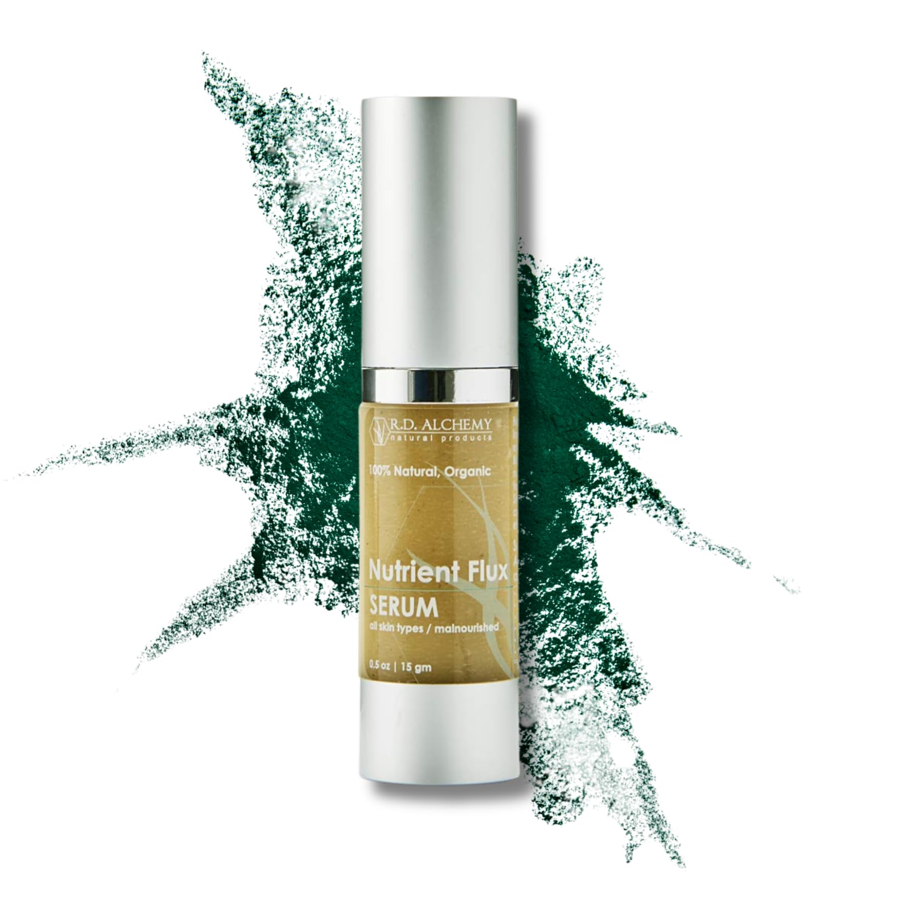 RD Alchemy - 100% Natural & Organic Nutrient Flux Serum - Best Serum w/Antioxidants for Dry, Aging, or Unhealthy Skin. Hydrating and Detoxifying Ingredients Great for All Skin