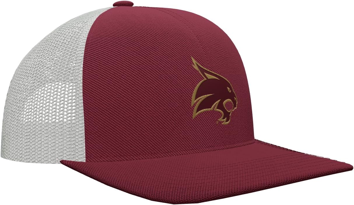 Sport Your Gear NCAA College Teams Prime Logo Licensed Mid Profile Structured Adjustable Trucker Snap Back Baseball Cap Hat - Image 2