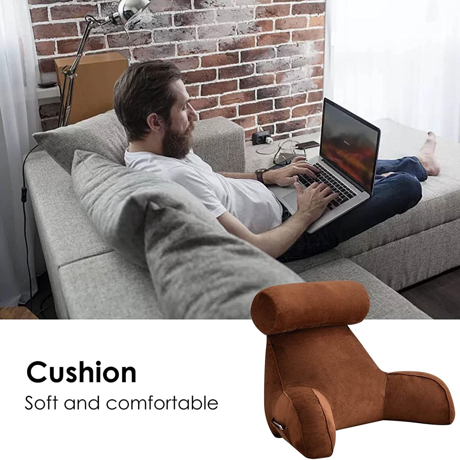 Ergonomisch Leeskussen met Armen | Comfortabele Rug- en Armsteun