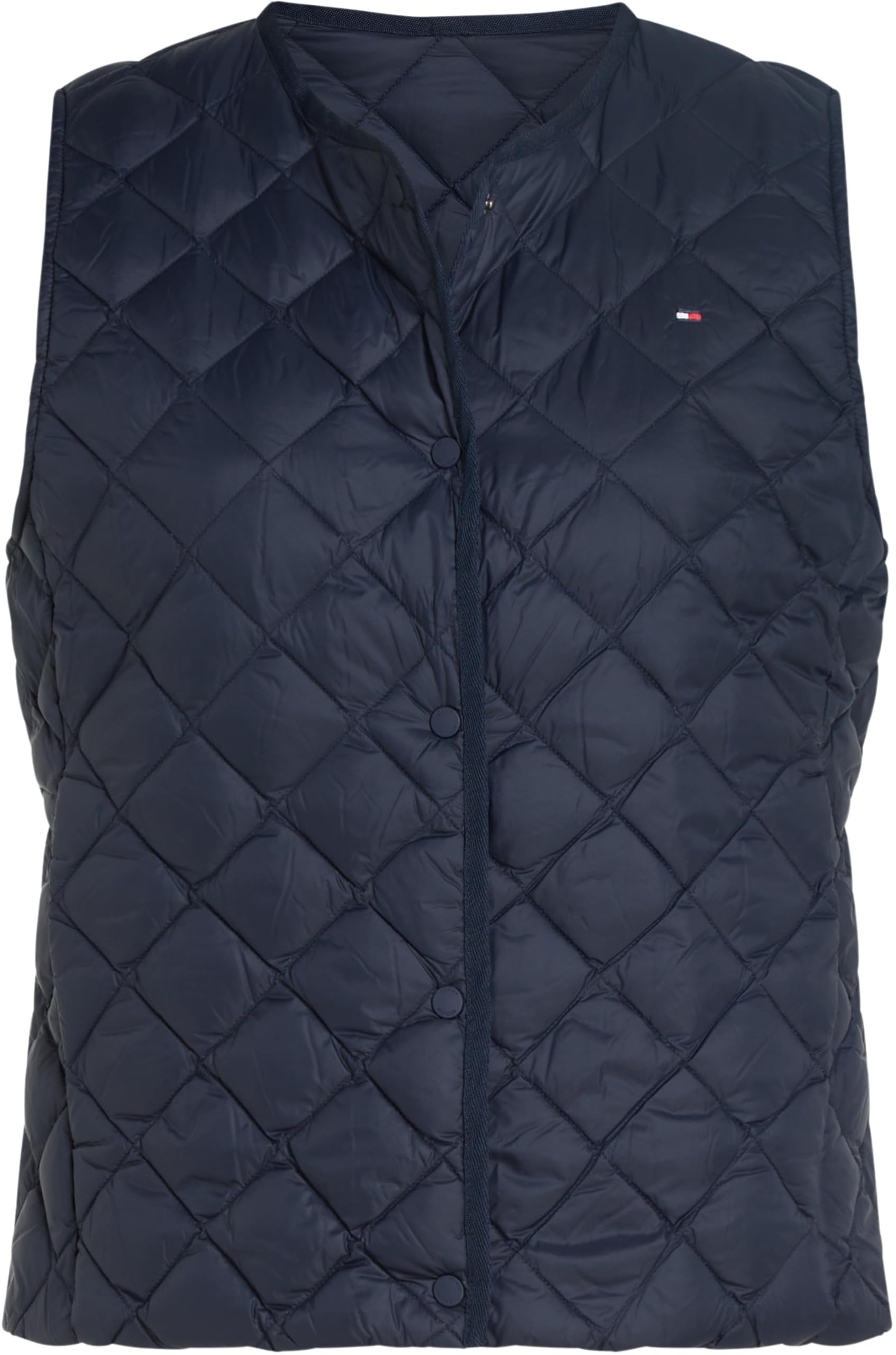 Tommy Hilfiger Kamizelka Kobiety Lw Down Pikowana Kamizelka Bez Kołnierza Ww0ww43214