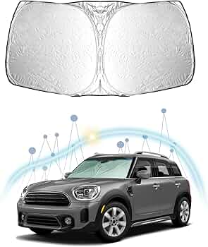 MINIクロスオーバー　AIZU製　1台分サンシェード【未使用品】 F60 MINIクロスオーバー AIZU製 1台分サンシェード【未使用品】 F60