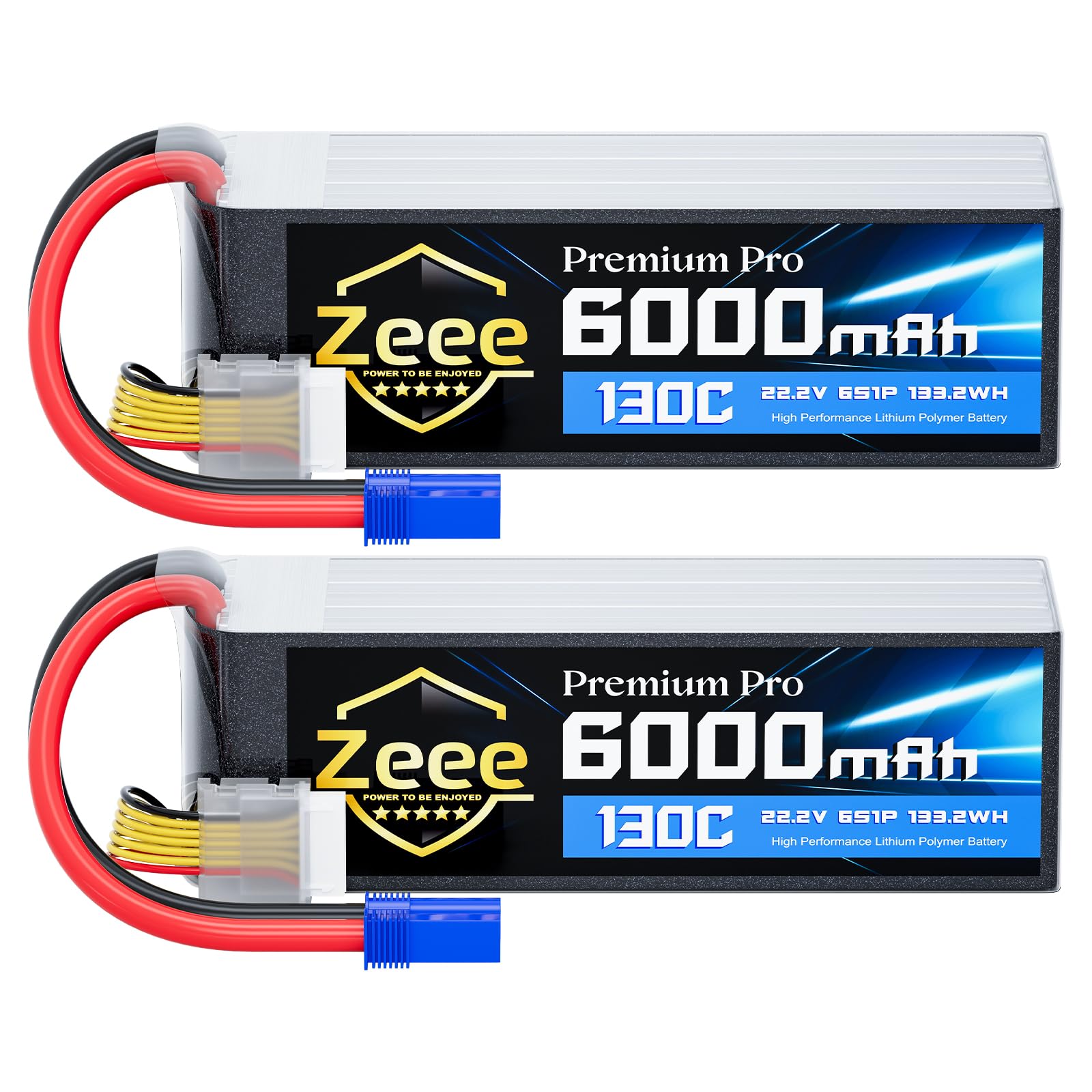 Amazon.com: Zeee Premium Pro 6S Lipo Battery 6000mAh Ultra-Low