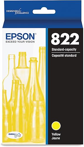 Miniatura 5 de Epson T822 DURABrite Ultra Ink Cartucho magenta de alta capacidad para impresoras Workforce Pro seleccionadas y cartucho amarillo de capacidad