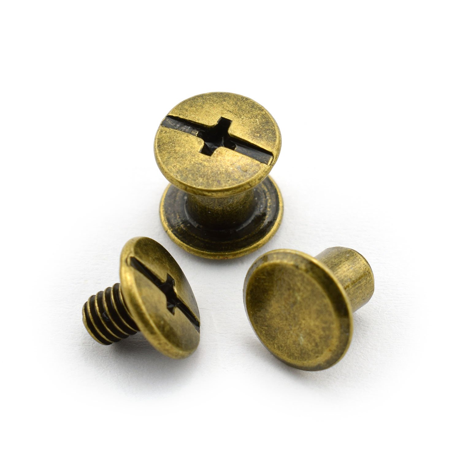 Amazon.com: LQ Industrial 120pcs Chicago Screw Slotted Philip Head ...