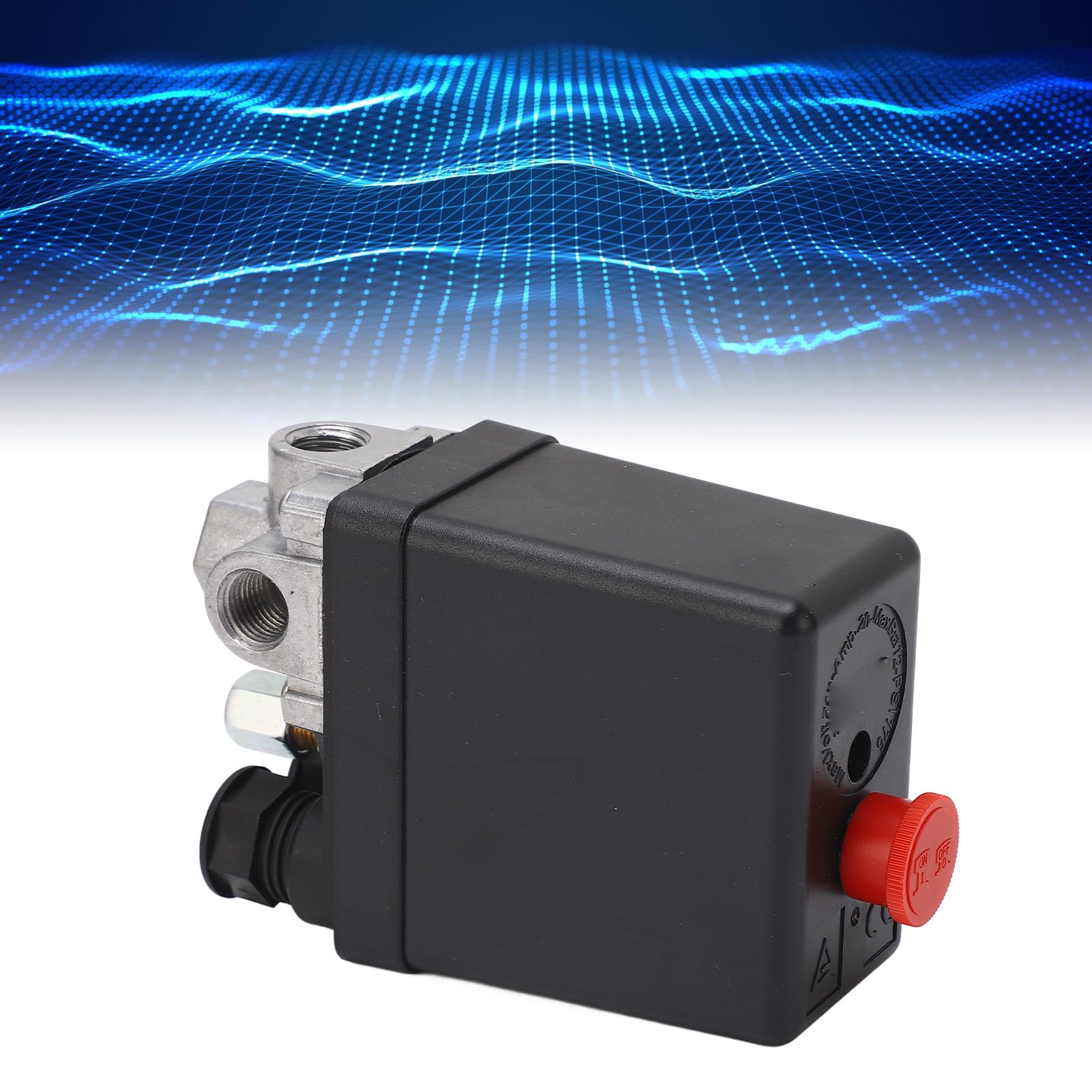 Pressostato per compressore ricambio aria compressa fini fiac a 4 vie 12 bar