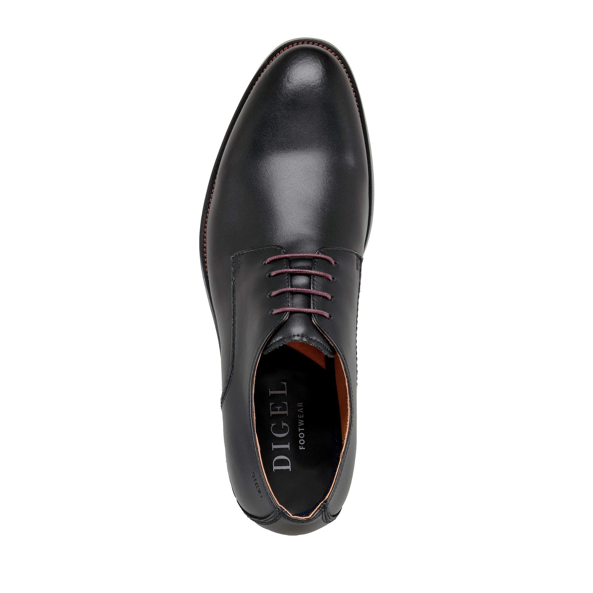 DIGEL Sebastian Herren Business Schuhe | Glattleder Derby mit klassischer Schnürung für die Büroarbeit, Hochzeit, Events | Größe 41 EU