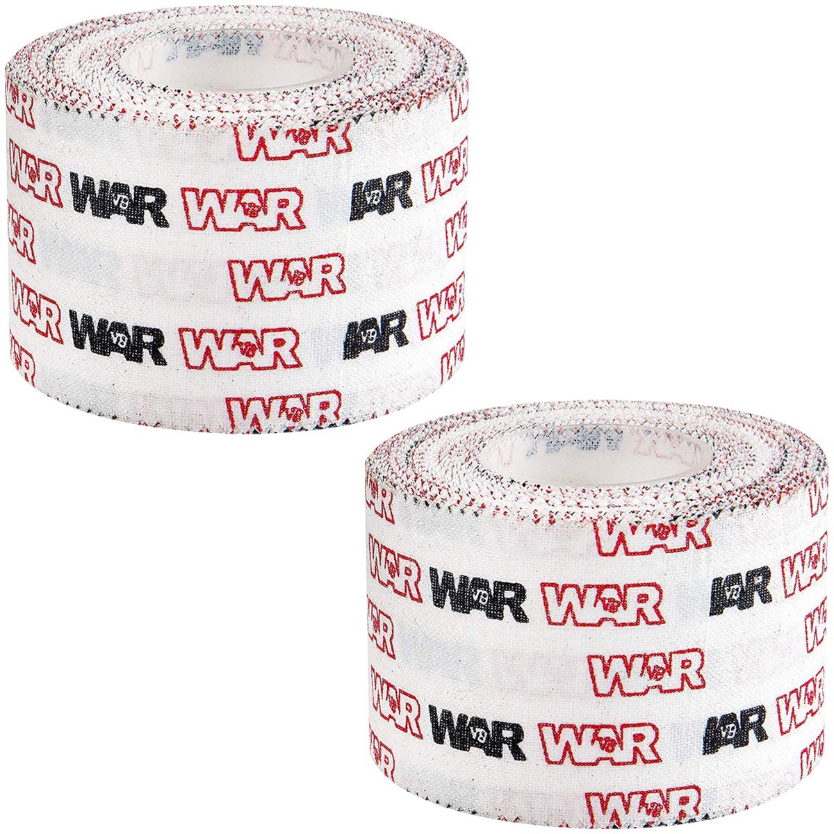 WAR Tape EZ Rip Premium Athletic Medical Sports Tape | No Sticky Residue | 30 ft Rolls | Best for Athletes & Trainers | Ideal for Fingers, Ankles, Wrists, and Equipment | 1.5 Inch (Pack of 2)