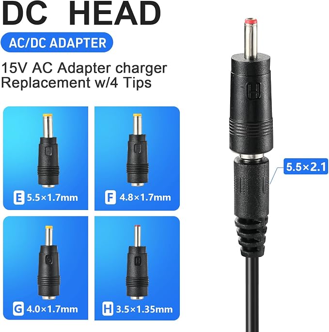 Cargador 15V 1A para Arrancador de Baterías Portátil miniatura 7