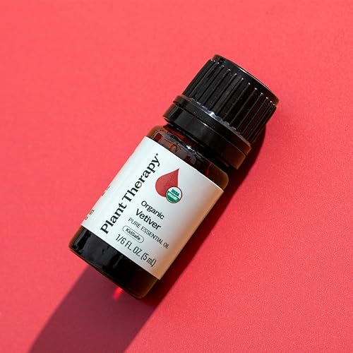 Miniatura 7 de Plant Therapy Vetiver Aceite Esencial Orgánico 0.2 fl oz (16 oz) Puro, Sin diluir, Grado Terapéutico