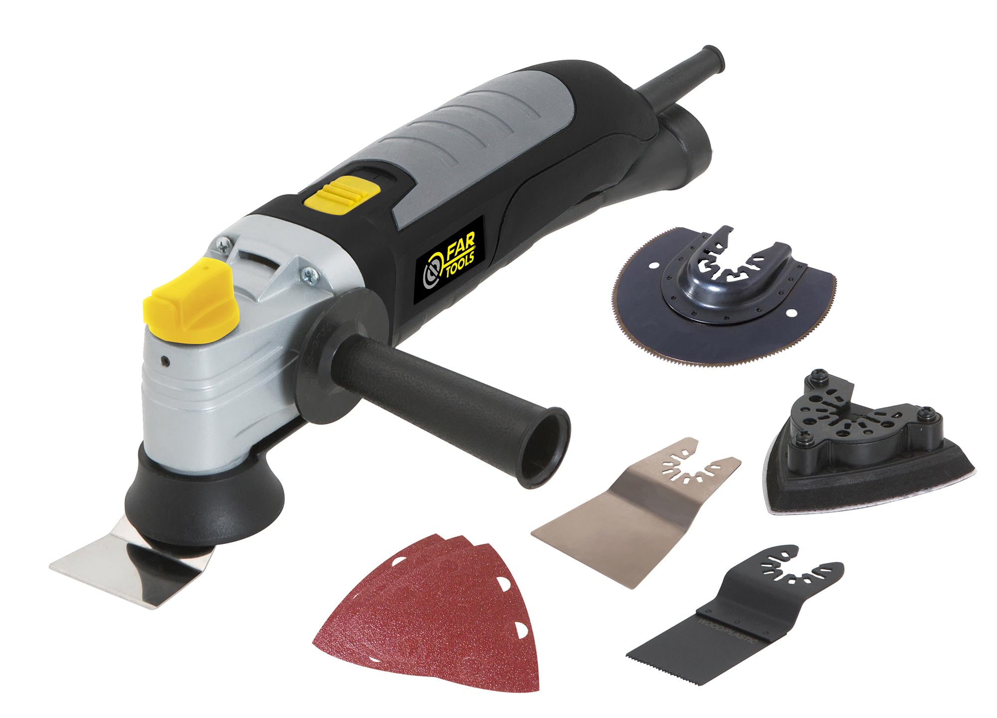 Image secondaire de Fartools Spatule multifonctions 300W, changement rapide accessoires, vitesse variable 15000-22000tr/min, poignées gaucher ou dro