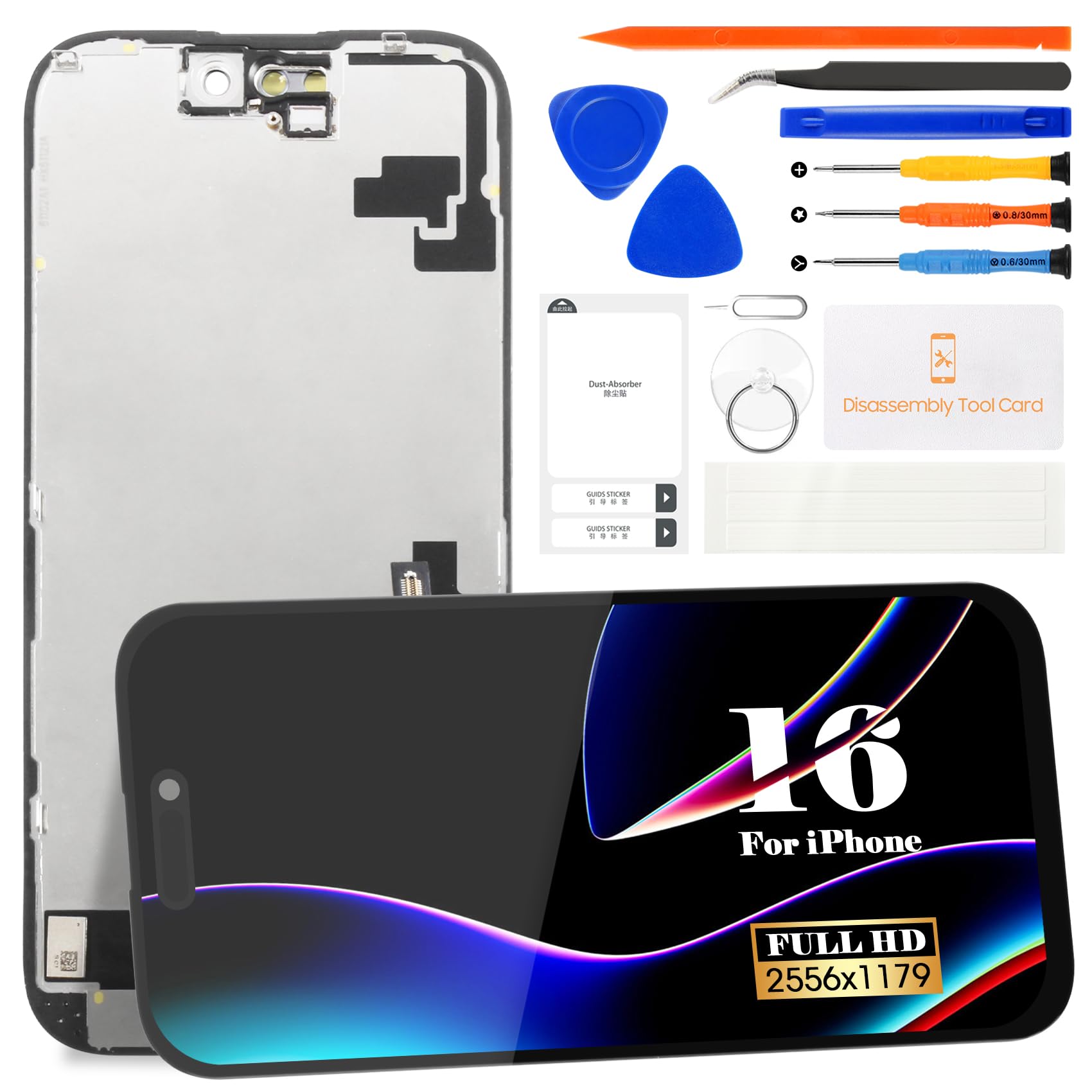 Amazon.com: Incell for iPhone 16 LCD Display for iPhone 16 A3287