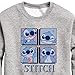 Disney - Lilo & Stitch - All The Expressions of Stitch - Toddler & Youth Crewneck Fleece Sweatshirt - Size 2T Athletic Heather